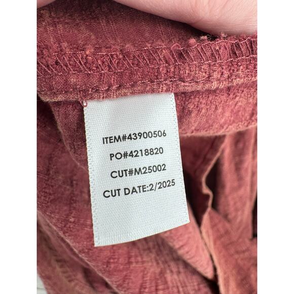 Torrid Festi Open Tie Back Maxi Dress Womens 3X Red Burgundy NEW - Picture 10 of 13